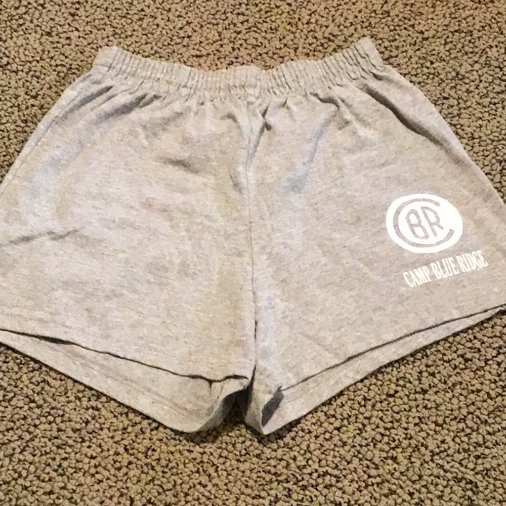 Camp Blue Ridge Soffe Gray Athletic Shorts with White Camp Logo